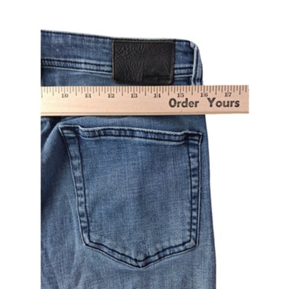 Liverpool Jeans Mens 32x34 Blue Medium Wash Straight Leg Denim Casual Pants - Picture 9 of 9